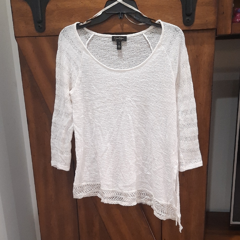 Jessica Simpson Lace Sweater Medium